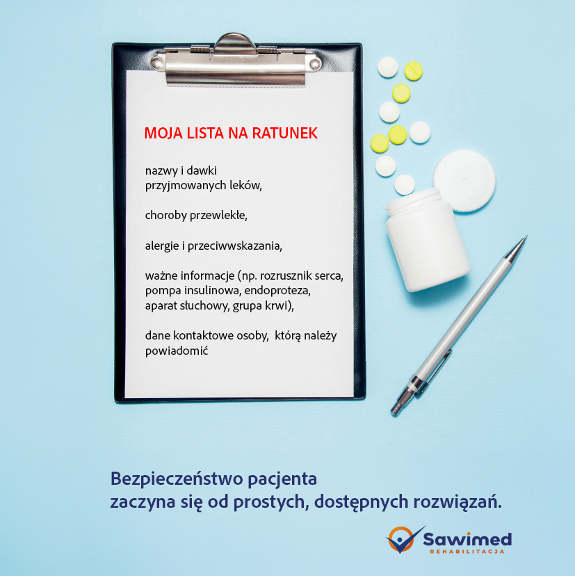 Zr&oacute;b "Listę na Ratunek" - Sawimed wspiera inicjatywę.